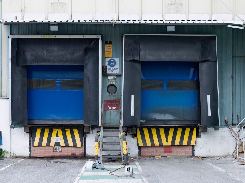 Porte rapide industrielle à enroulement
